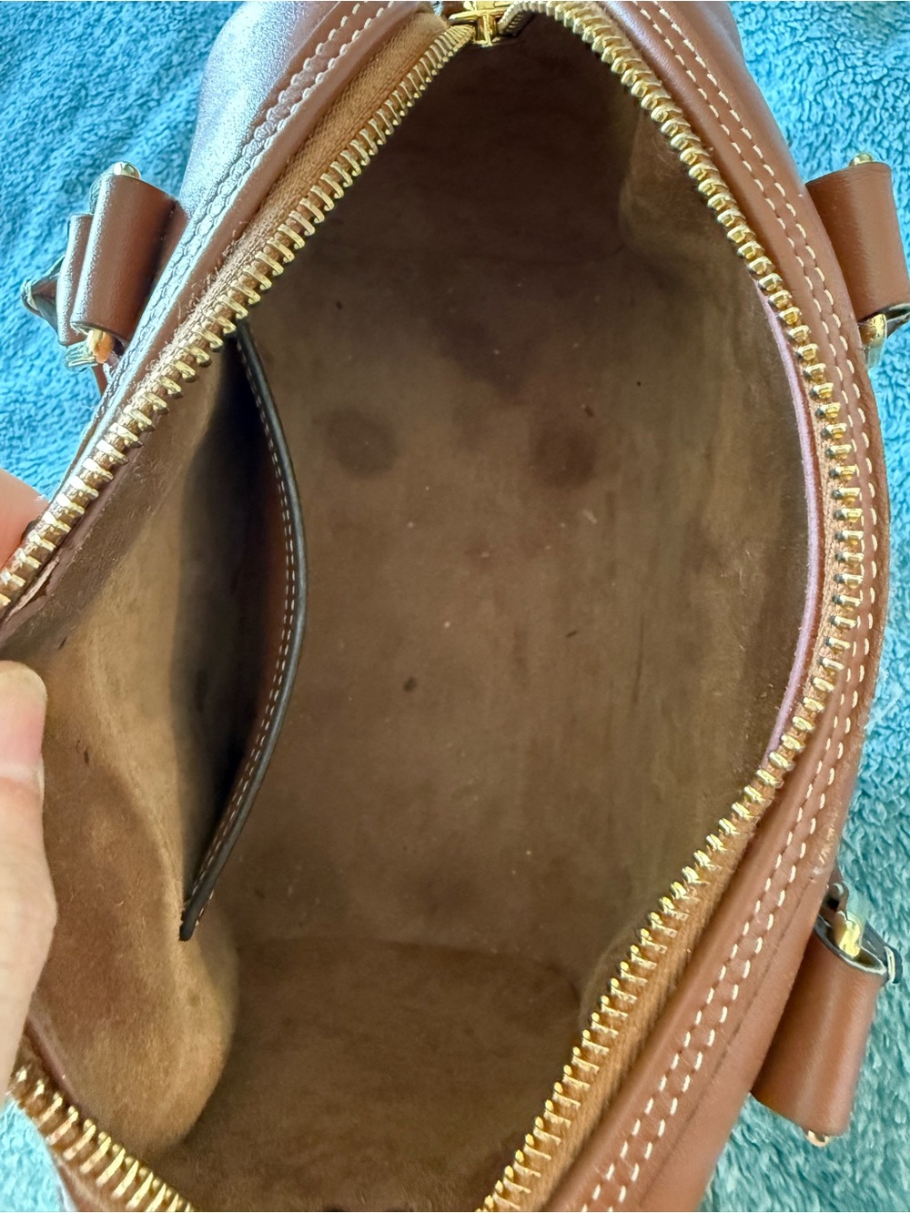 Celine Brown Calfskin Small Boston Triumphe Bag - Picture 12 of 16